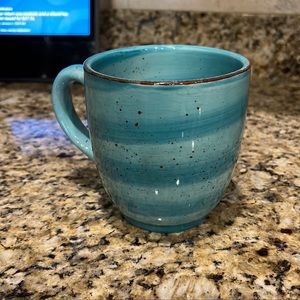 Light Blue Swirl Hausenware Mug
